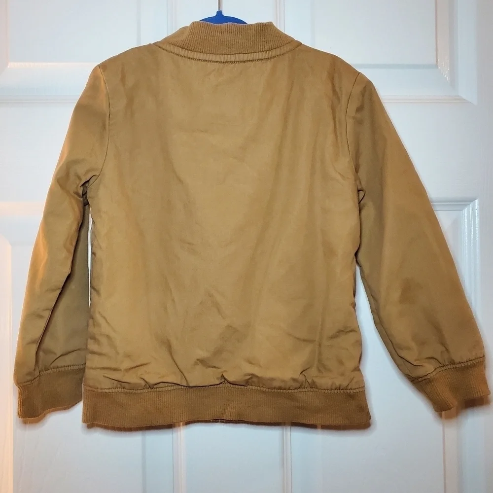 OshKosh B'gosh Toddler Boys' Jersey Lined Bomber Jacket - Brown 2T